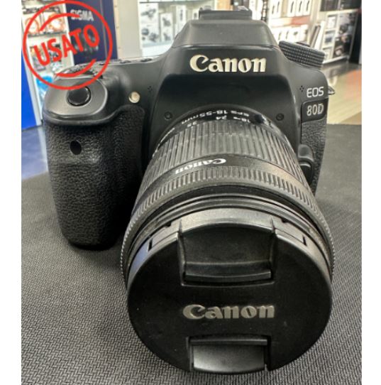 Canon EOS 80D (54.000scatti) + EF-S 18-55 F3.5-5.6 IS STM Usato Canon EOS 80D (54.000scatti) + EF-S 18-55 F3.5-5.6 IS STM Usato